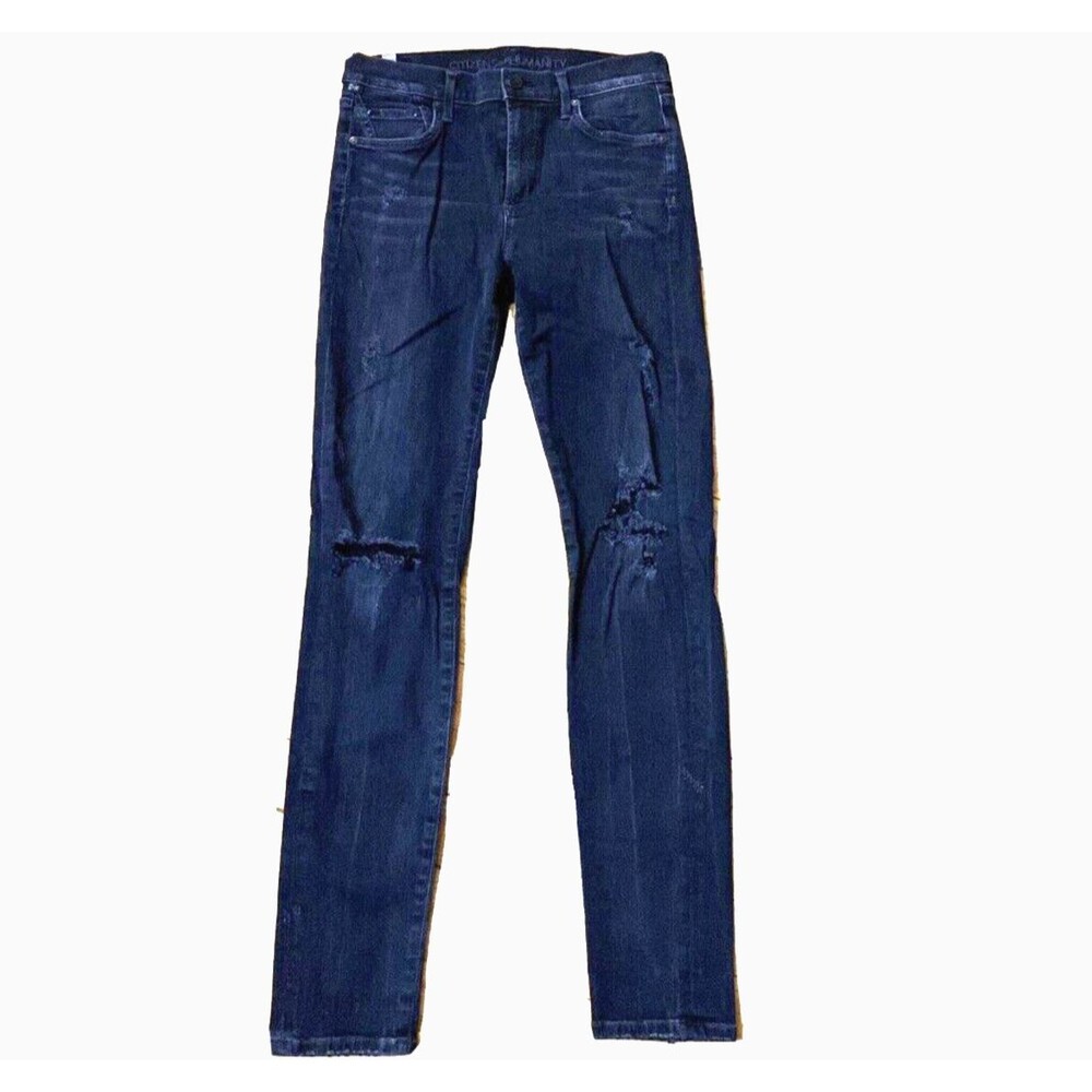 Citizens of Humanity Rocket Womens 27 High Rise Skinny Jeans Dark Denim Stretch